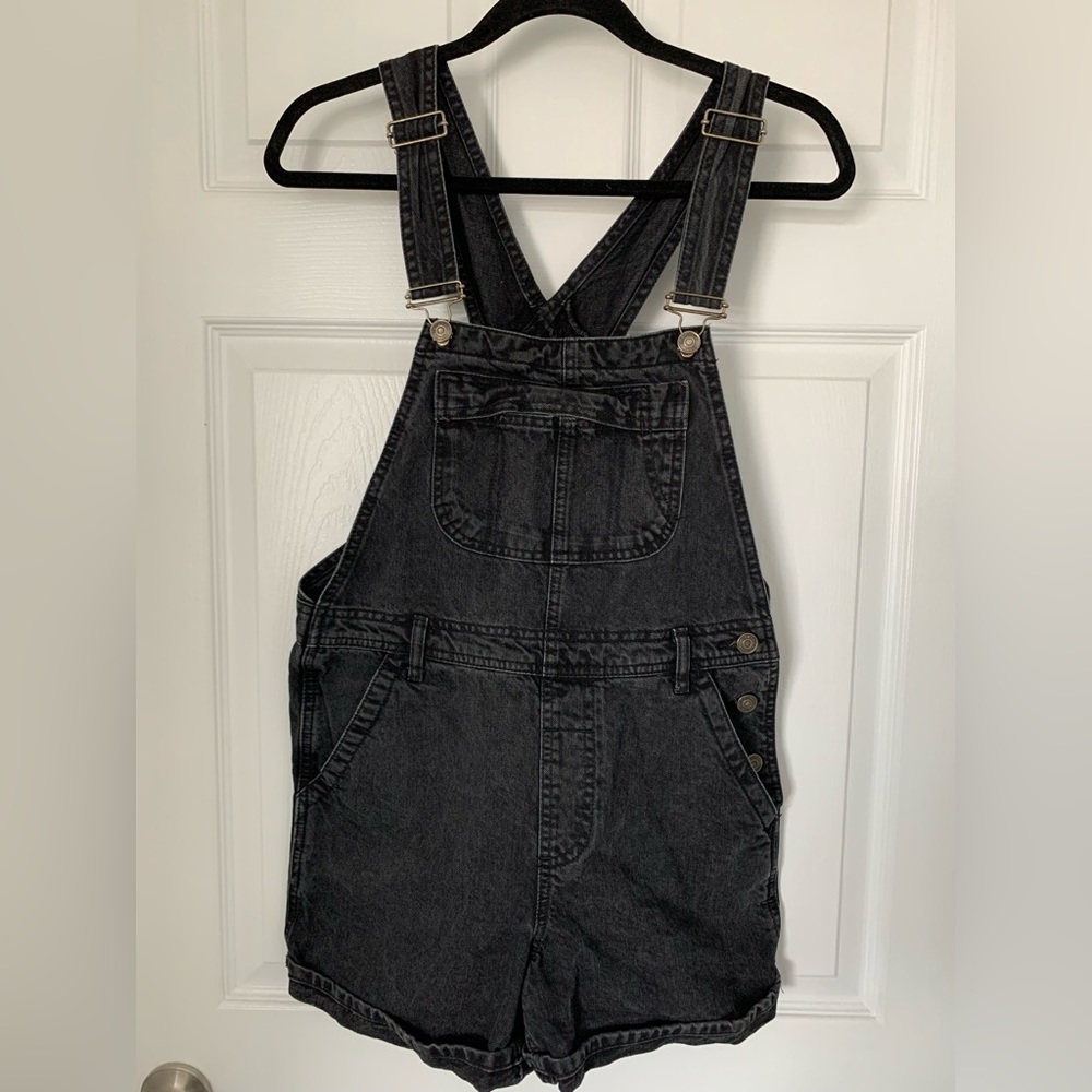 Topshop denim overalls